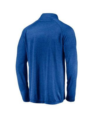 Men's Royal Kentucky Wildcats Striated Raglan Lightweight Quarter-Zip Top