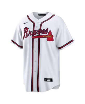 Men's White Atlanta Braves Home Replica Team Jersey