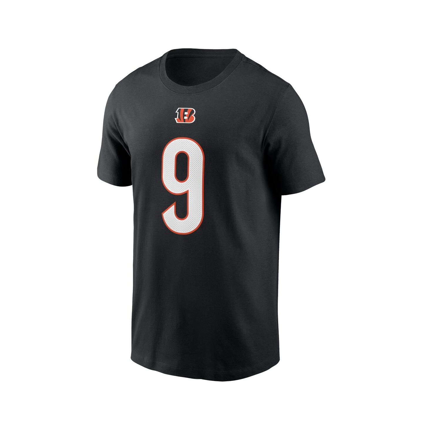 Мужская футболка Nike Joe Burrow Black Cincinnati Bengals Player Name & Number — фото 2