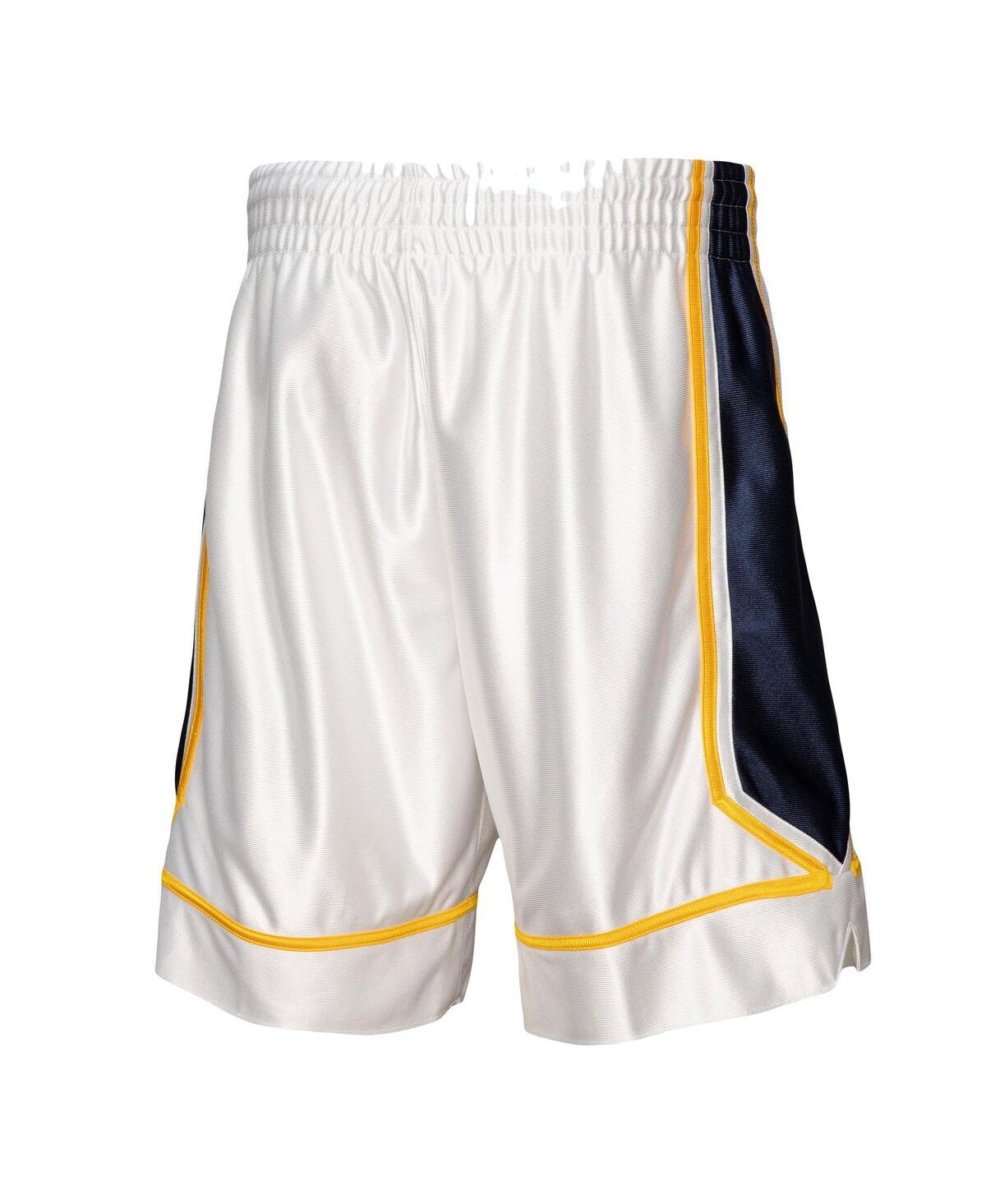 Men's Mitchell & NessMarquette Golden Eagles Authentic Shorts - White