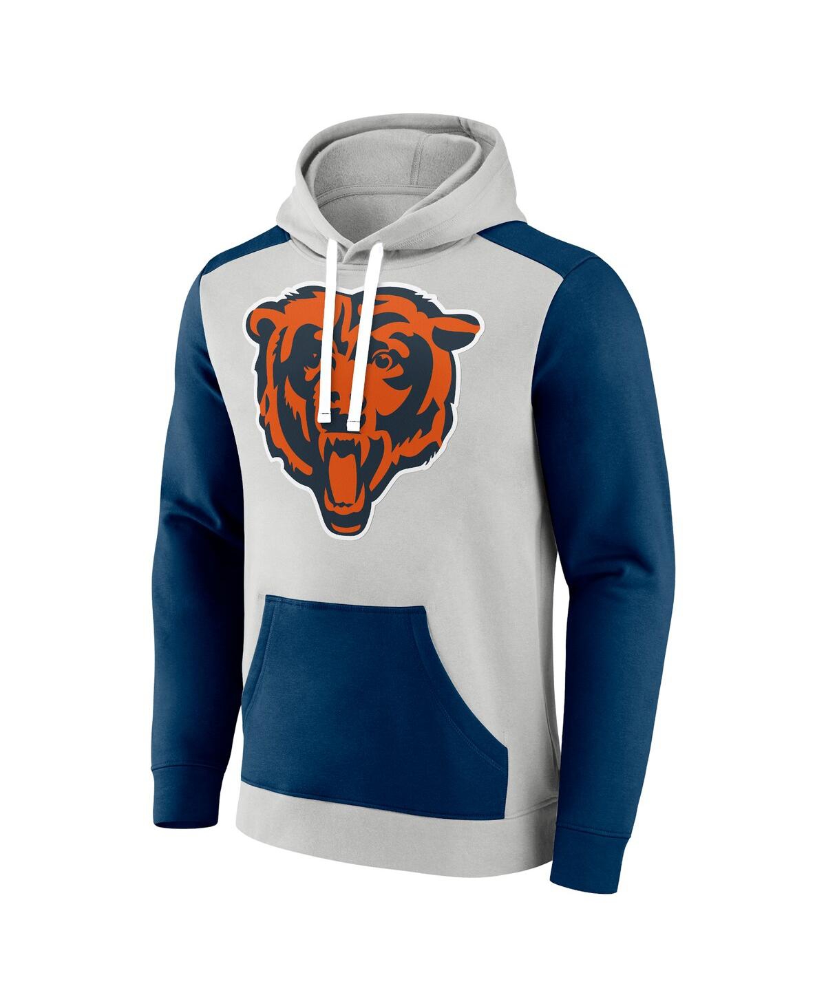 Men's Fanatics Navy Chicago Bears Big and Tall Team Fleece Pullover Hoodie - Navy