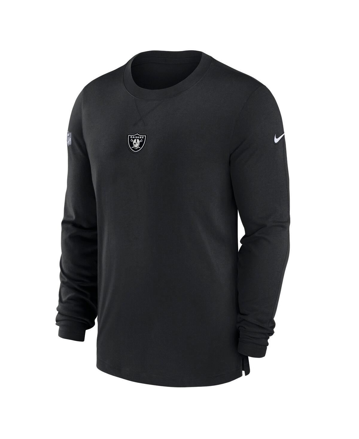 Men's NikeLas Vegas Raiders 2023 Sideline Performance Long Sleeve T-shirt - Black