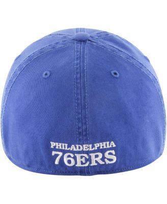Men's Royal Philadelphia 76ers Alternate Logo Classic Franchise Fitted Hat