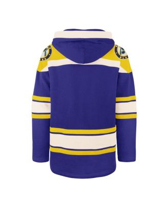 Men's Blue St. Louis Blues Superior Lacer Pullover Hoodie