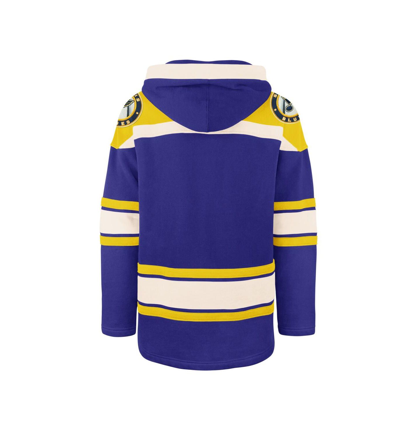 Мужское худи '47 Brand Blue St. Louis Blues Superior Lacer Pullover — фото 2