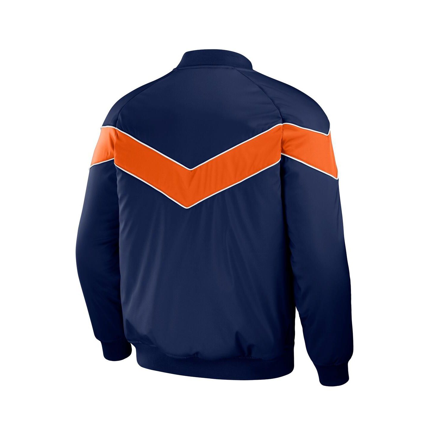 Мужская куртка Fanatics Darius Rucker Collection by Navy Houston Astros Baseball Raglan Full-Snap — фото 3