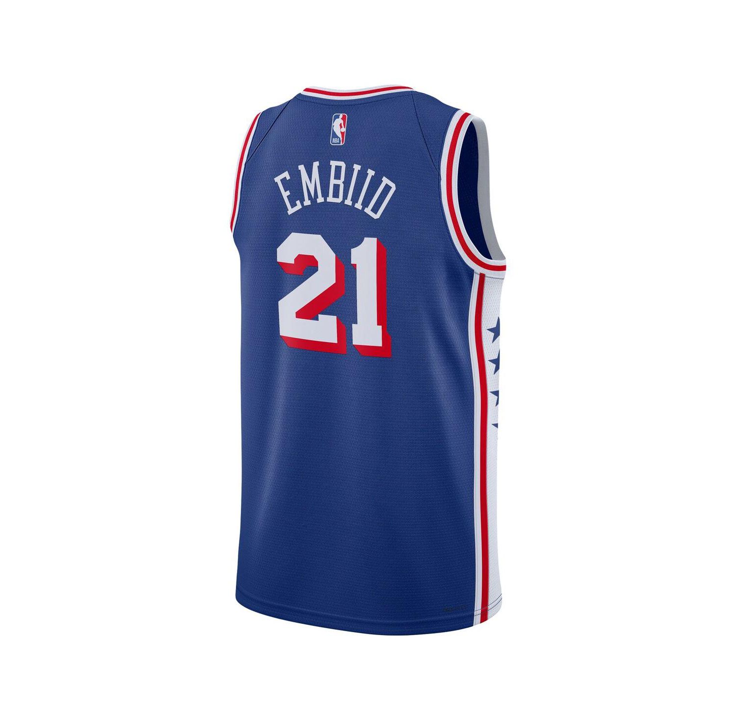 Big Boys Joel Embiid Royal Philadelphia 76ers Swingman Jersey - Icon Edition