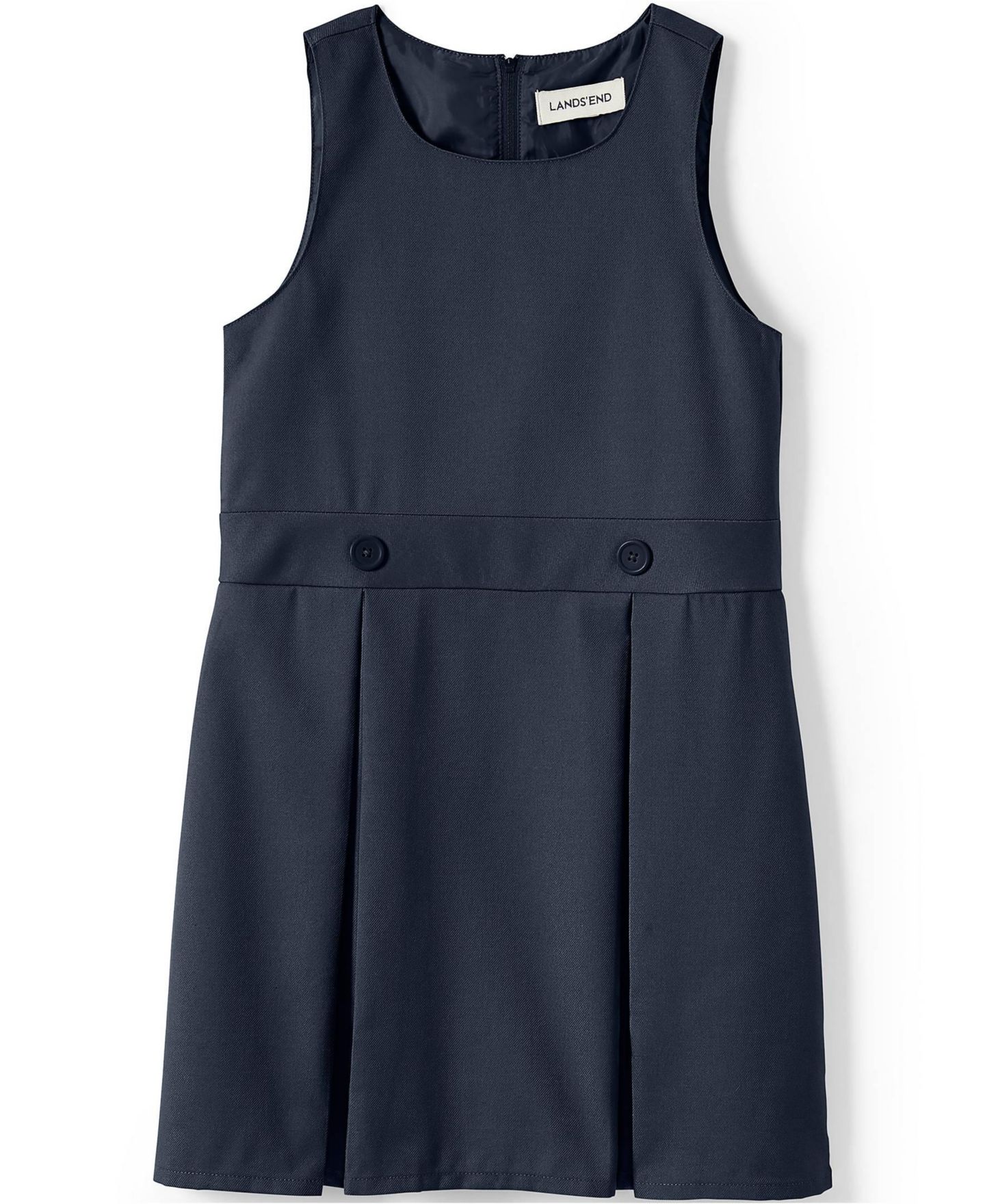 Платья Lands' End Jumper Top of Knee для девочек, цвет: Тёмно-синий — фото 2