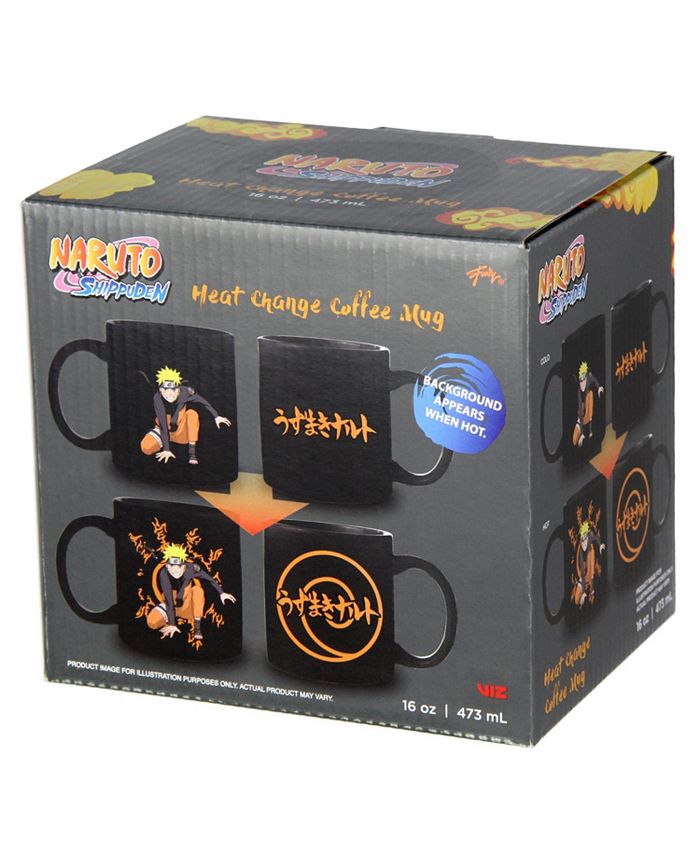 Naruto Shippuden Anime Manga Heat Reactive Color Changing 16 OZ. Tea ...