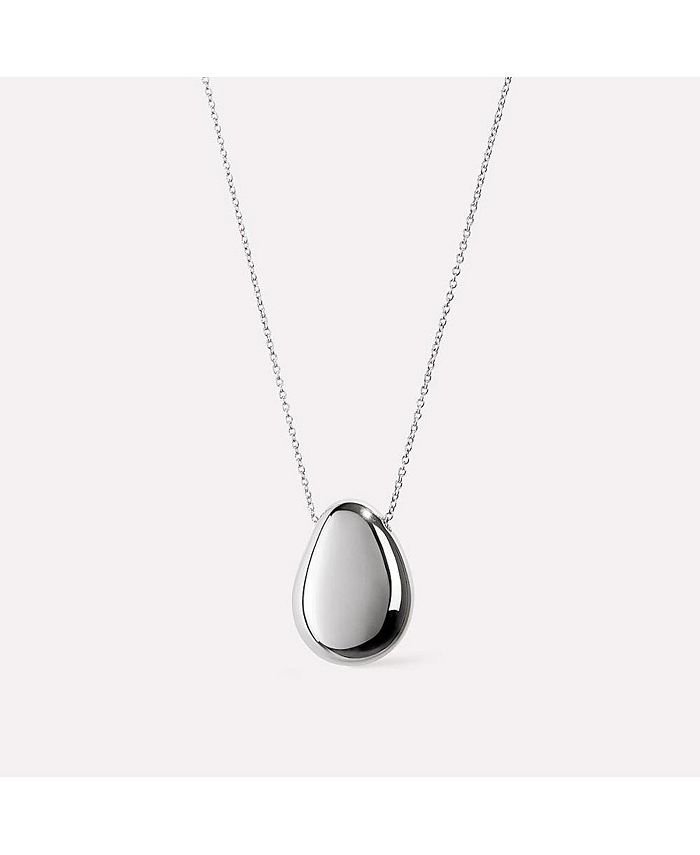 Ana Luisa Silver Pendant Necklace - Pebble Silver - Macy's