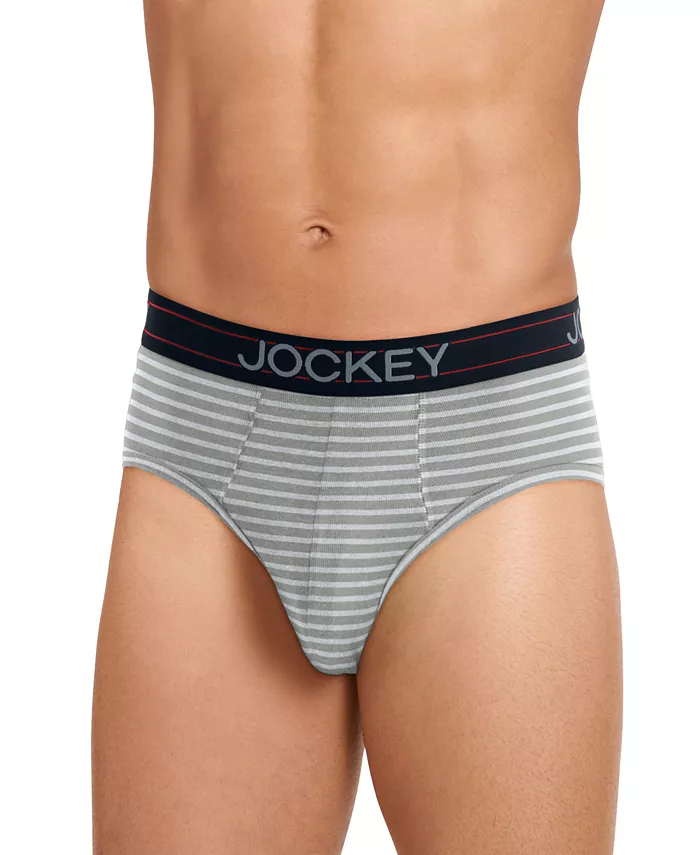 Men's 5-pk. Lightweight Cotton-Blend Logo Briefs - thumbnail 6