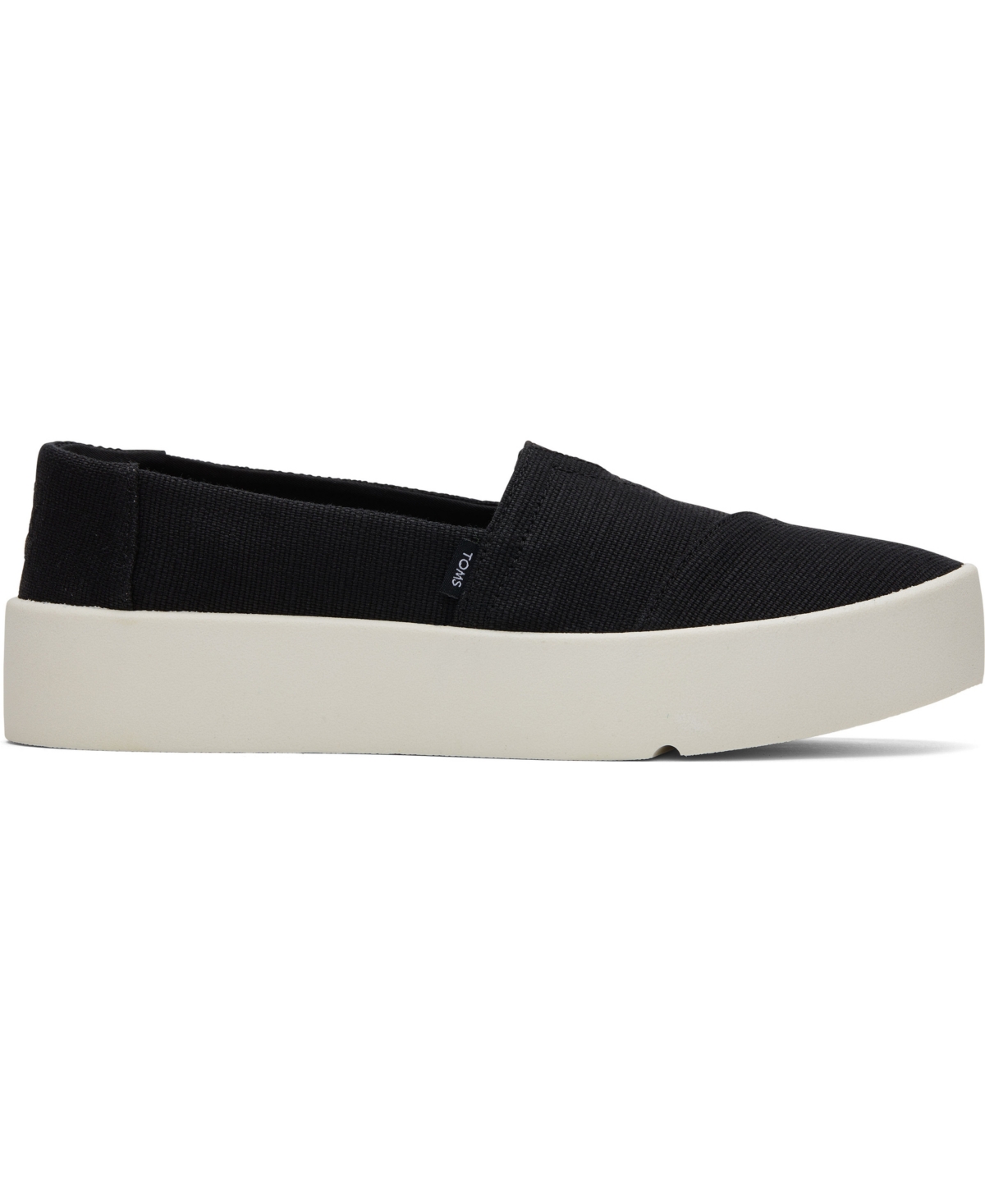 Shop Toms Women's Verona Slip-on Sneakers In Black Canvas