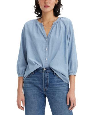 Levi's - Women's Mirabelle Button-Front Cotton Top
