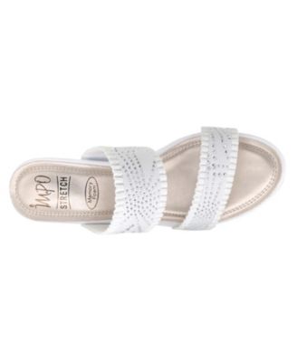 Women's Verbena Embellished Stretch Wedge Sandals 