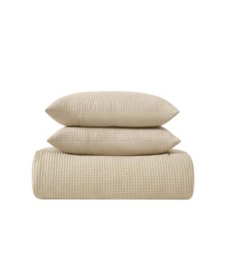 Textured Waffle 2 Piece Comforter Set, Twin/Twin XL