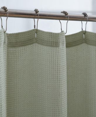 Kenneth Cole Reaction Waffle Shower Curtain, 72" X 70"