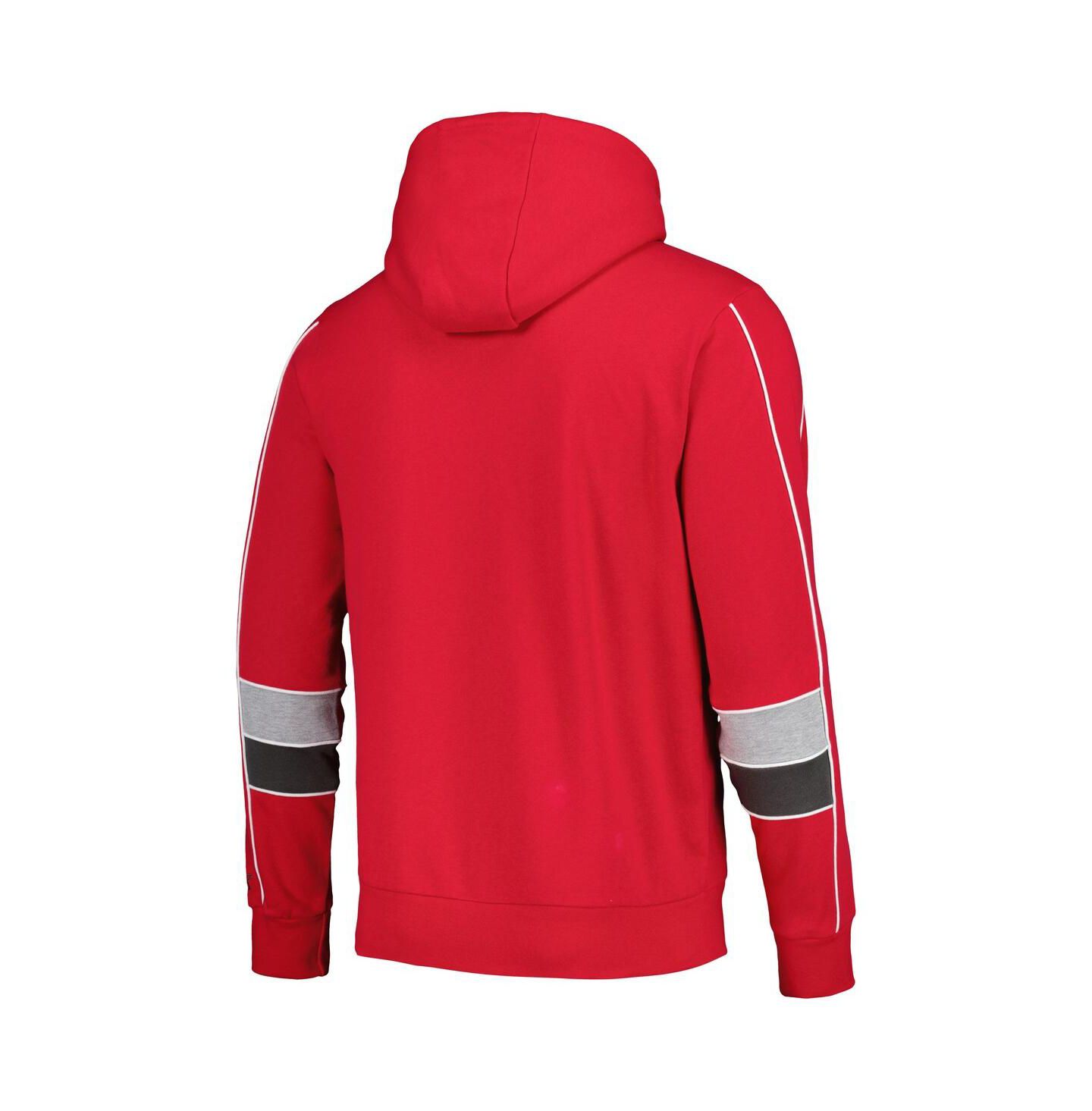 Мужское худи Starter Red Tampa Bay Buccaneers Captain Pullover — фото 2