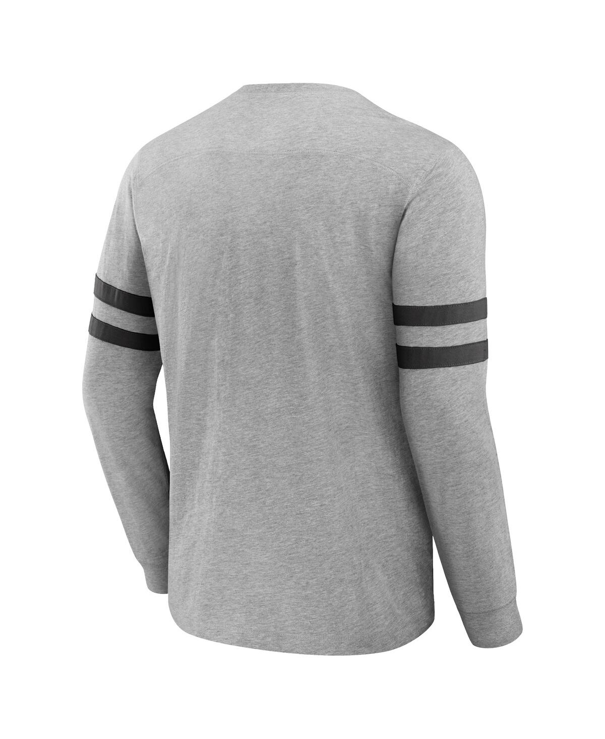 Men's Nfl x Darius Rucker Collection by FanaticsTampa Bay Buccaneers Henley Long Sleeve T-shirt - Heather Gray