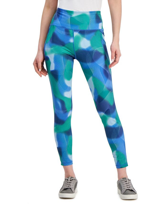 ID Ideology Women's Active Printed 7/8 Leggings, Created for Macy's - Macy's