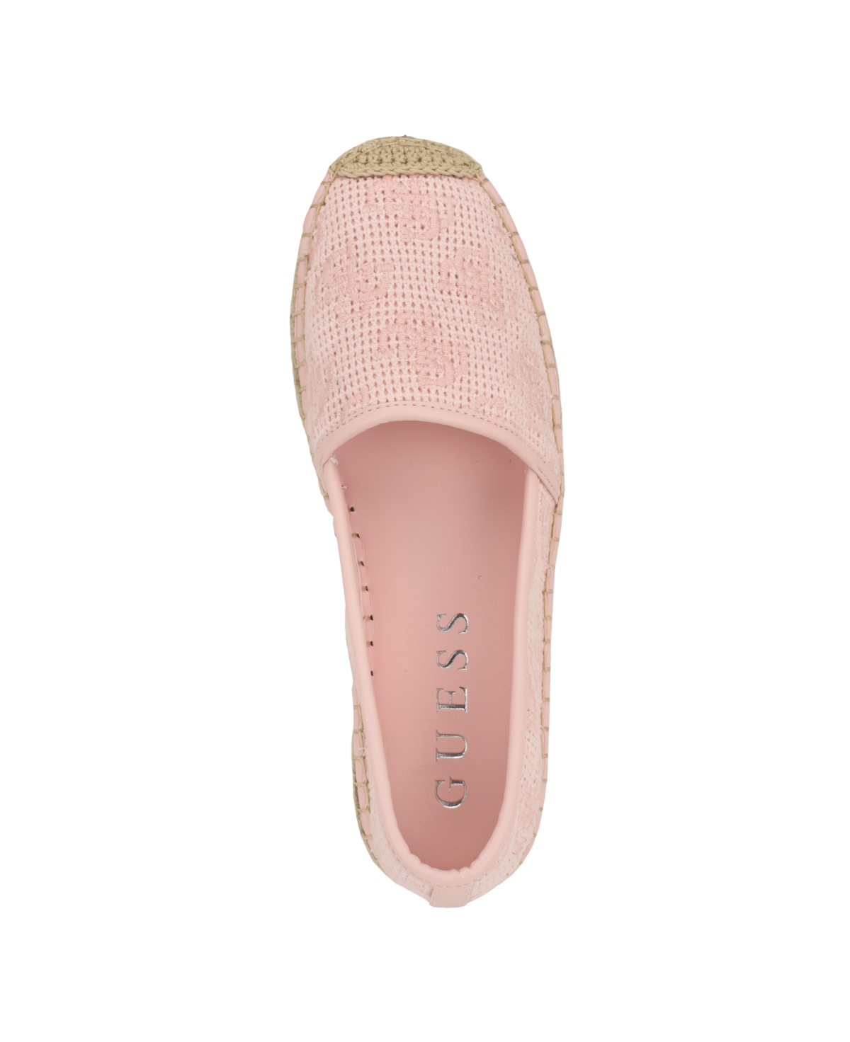 Guess Women's Joelyn Closed Toe Jute Casual Espadrille Flats