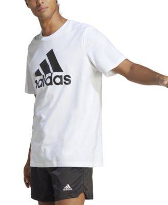 adidas - Men's Essentials Single Jersey Big Logo Short Sleeve Crewneck T-Shirt