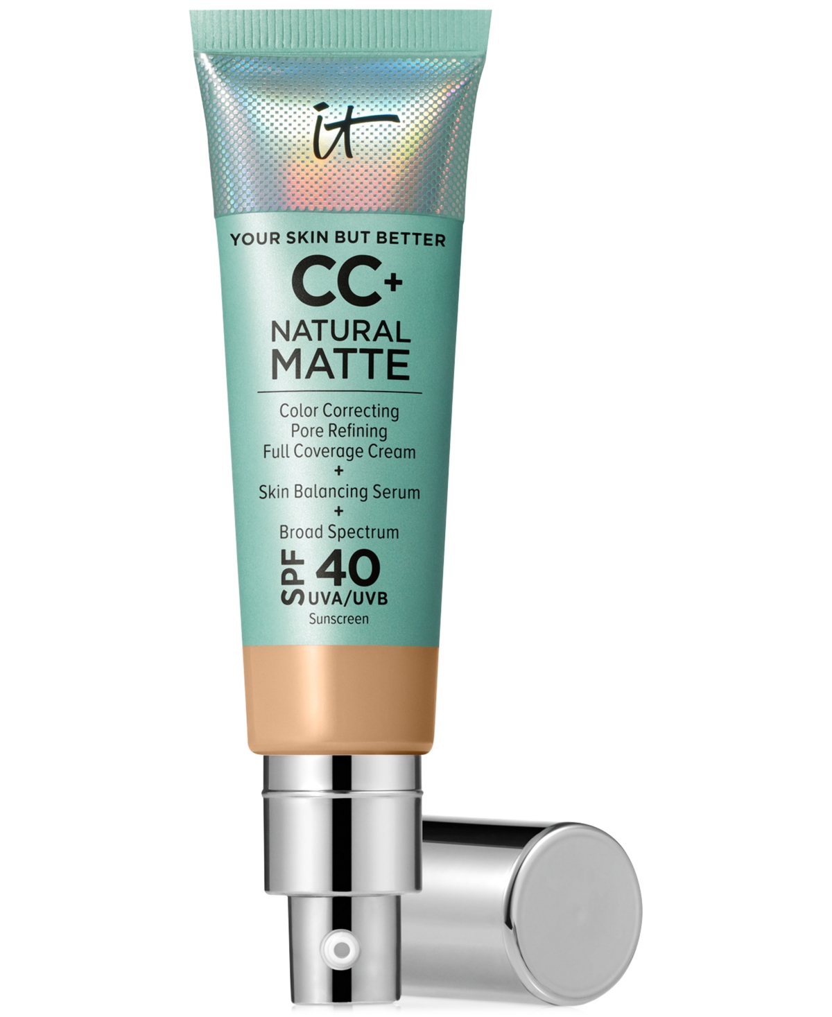 Shop It Cosmetics Cc+ Cream Matte Foundation Spf 40 In Medium Tan
