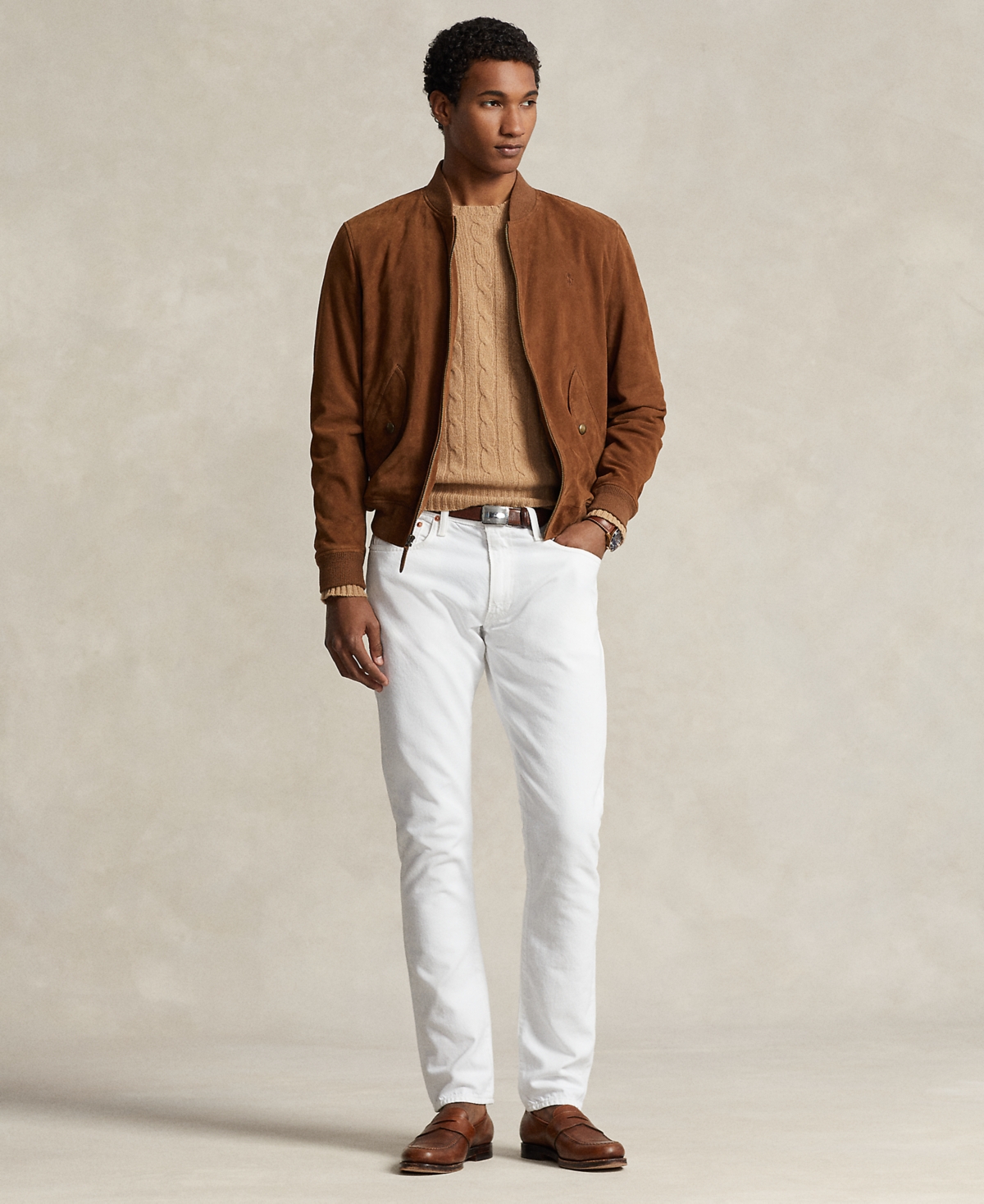 Shop Polo Ralph Lauren Men's Sullivan Slim Garment-dyed Jeans In Deckwash White