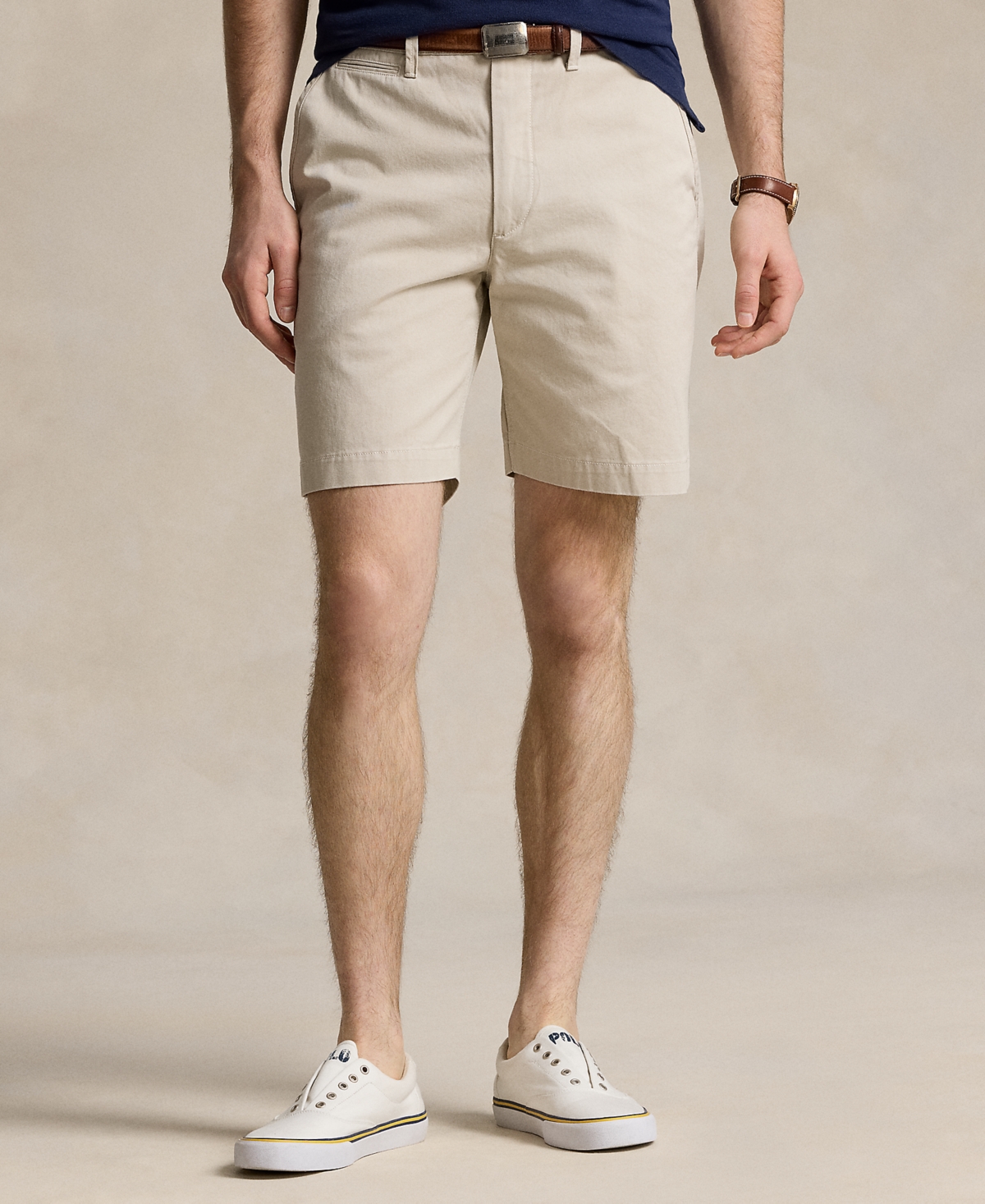 Shop Polo Ralph Lauren Men's 8-inch Relaxed Fit Chino Shorts In Valley Tan