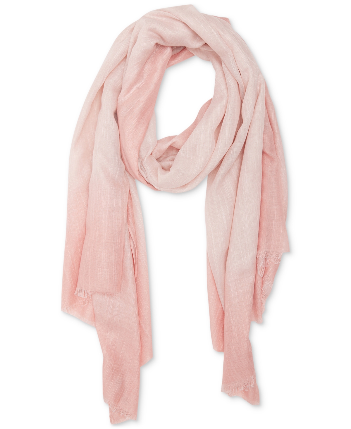 Shop Steve Madden Women's Ombre Gauze Oblong Convertible Scarf & Cover-up In Blush