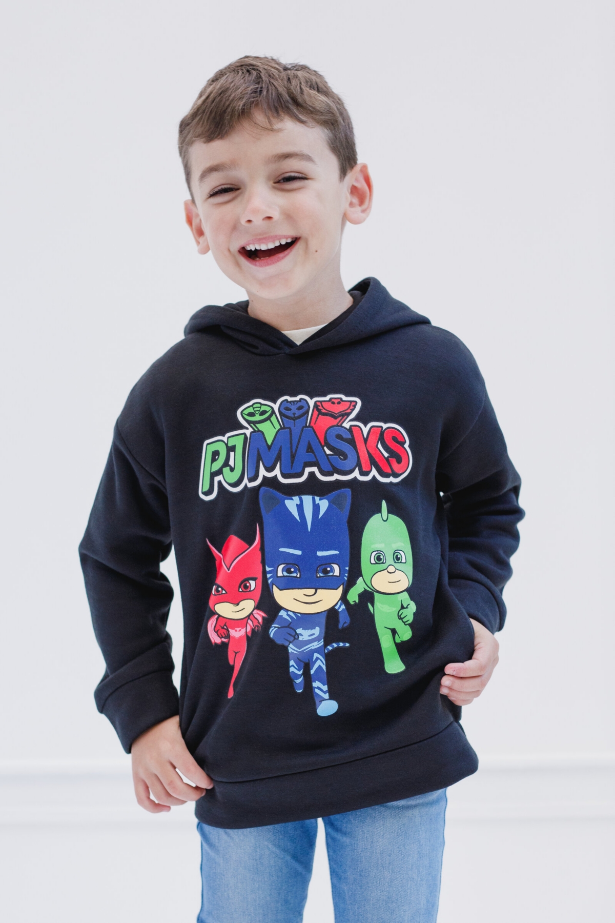 Pj Masks Toddler Boys Catboy Owlette Gekko Fleece Hoodie