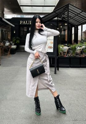 Womens larch cushion collared biker boots