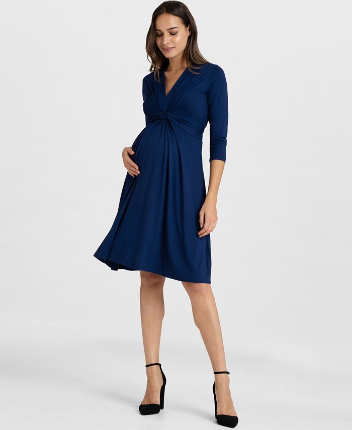 Seraphine Women's Knot Front Maternity Dress - Macy's