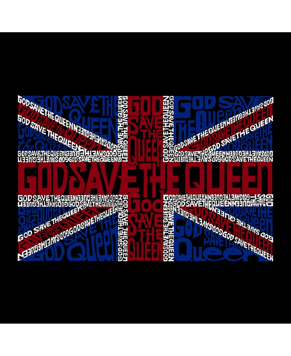 Boy's Word Art T-shirt - God Save The Queen