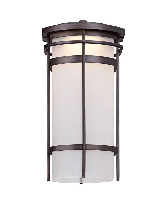 Possini Euro Design Theola Modern Outdoor Wall Light Fixture Bronze LED ...