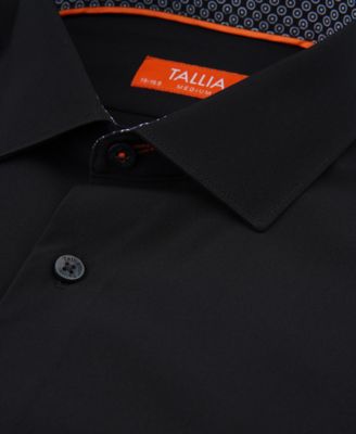 Men's Slim-Fit Solid Poplin Dress Shirt