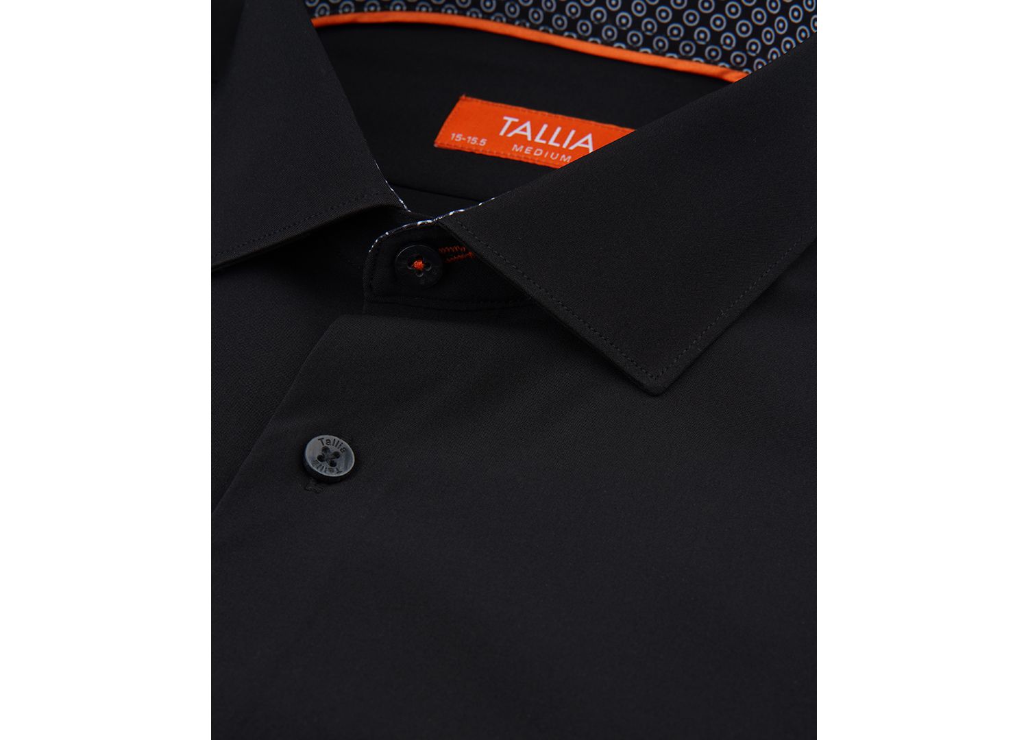 Men's Slim-Fit Solid Poplin Dress Shirt