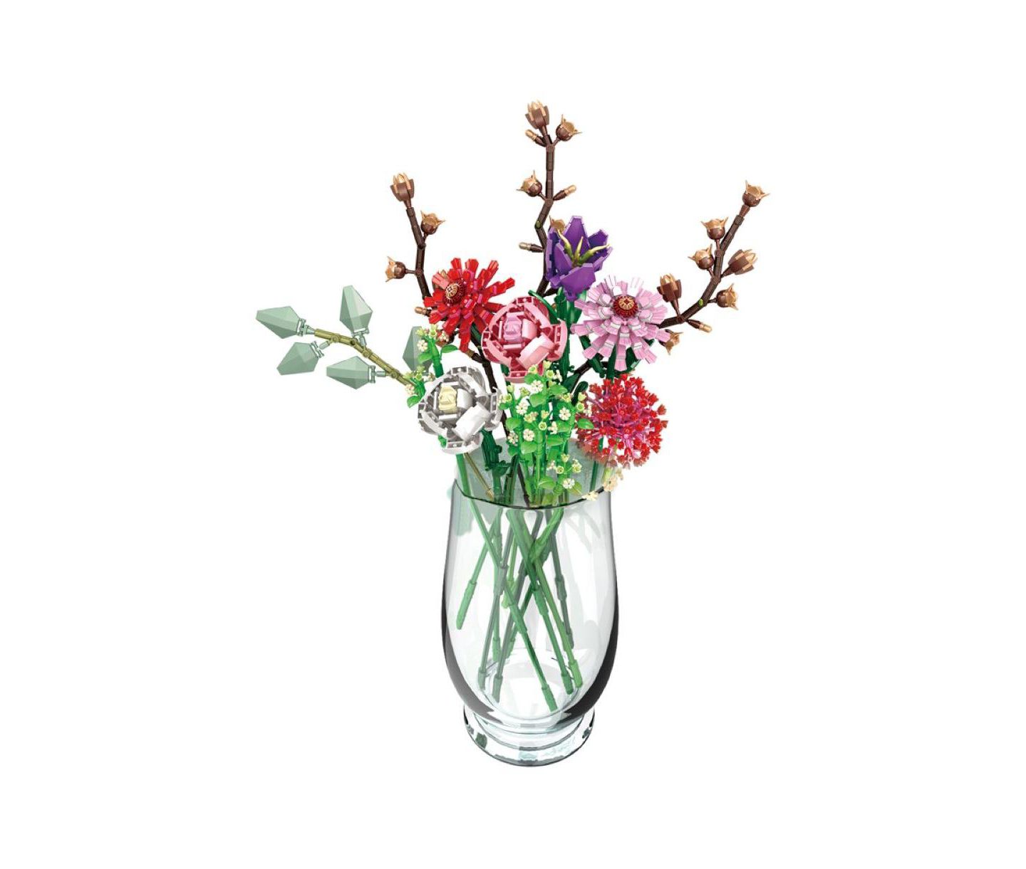 Детские конструкторы Contixo Spring Bouquet 1237-Piece Building Block Set, Ages 6+ — фото 1