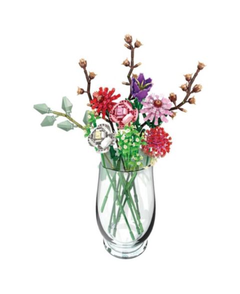 Детские конструкторы Contixo Spring Bouquet 1237-Piece Building Block Set, Ages 6+