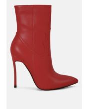 Red High Heel Boots Macy s