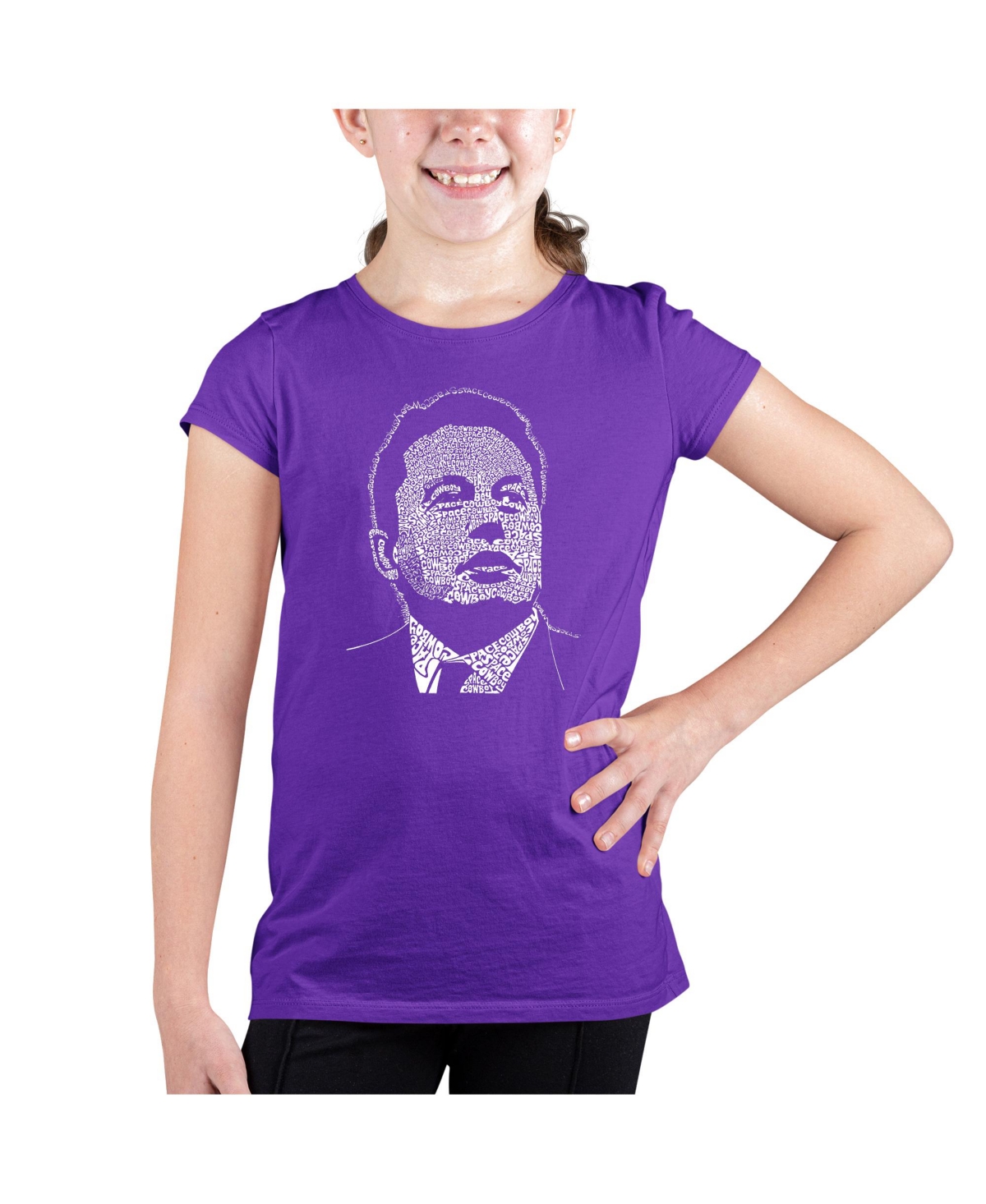 Girl's Word Art T-shirt - Elon Musk
