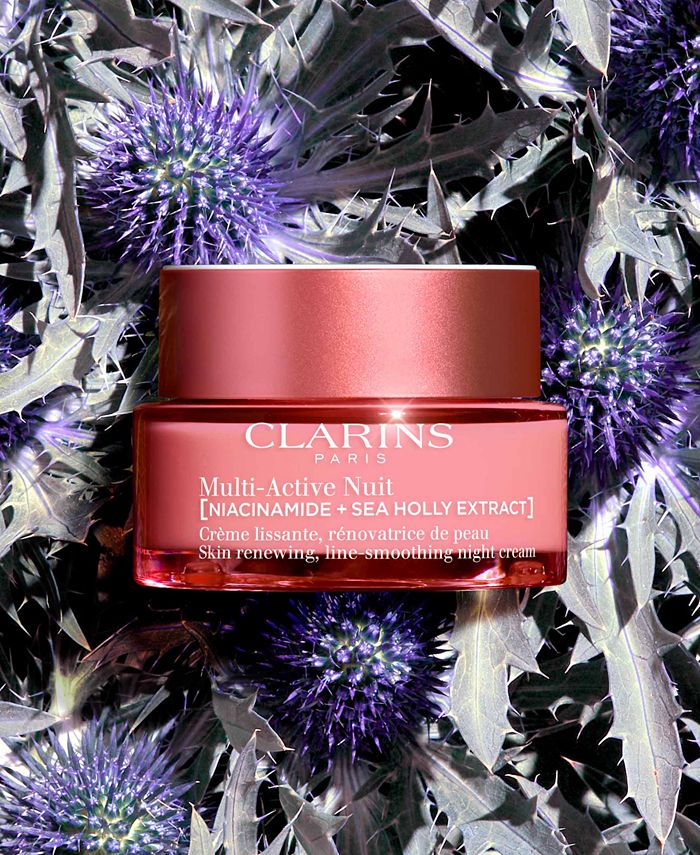 Clarins Multi-Active Night Moisturizer For Lines, Pores & Glow With ...