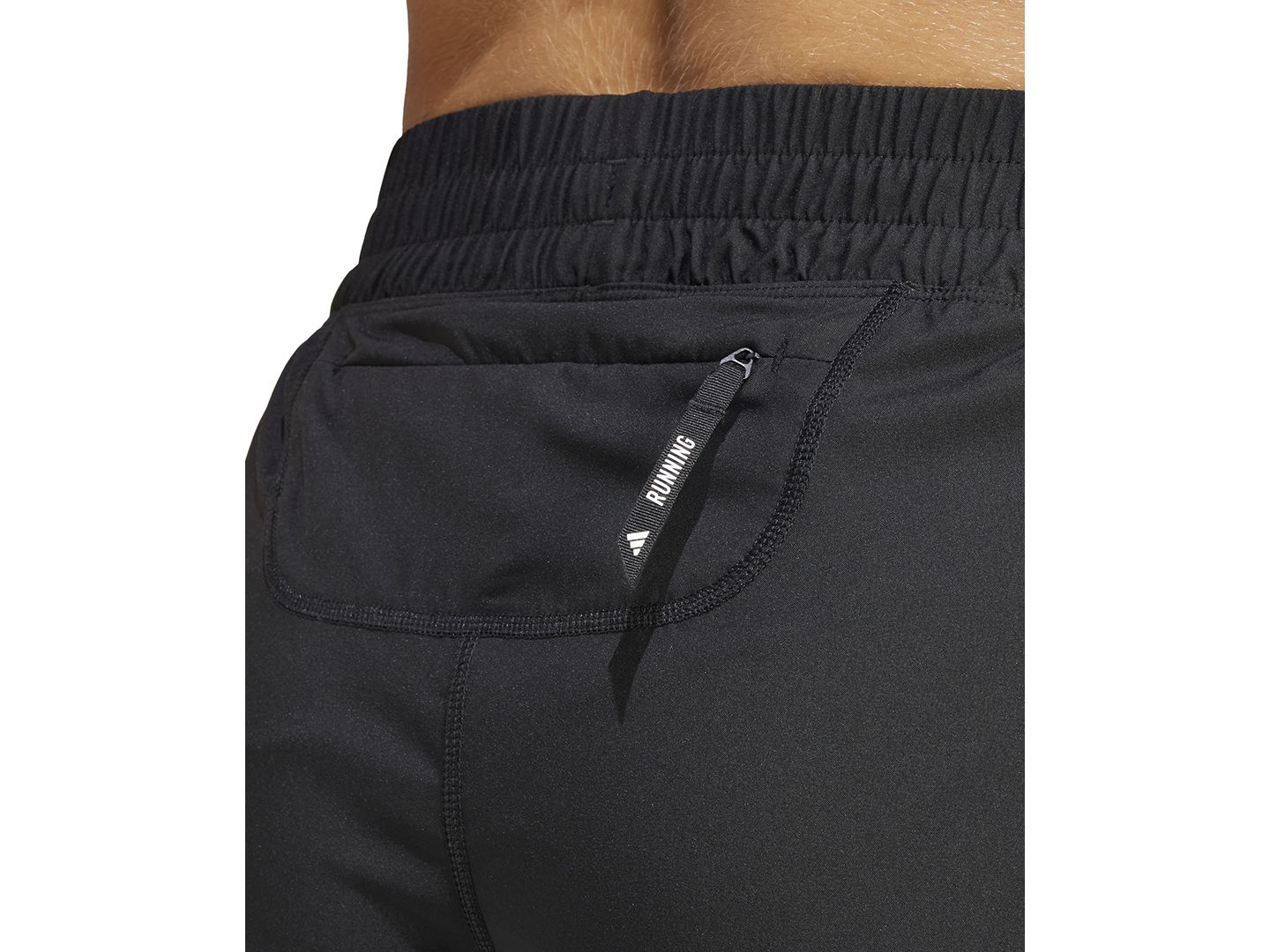 Женские шорты adidas Own the Run Moisture-Wicking, цвет: Чёрный — фото 4