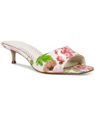 Vince Camuto - Faiza Square Toe Kitten Heel Dress Sandals