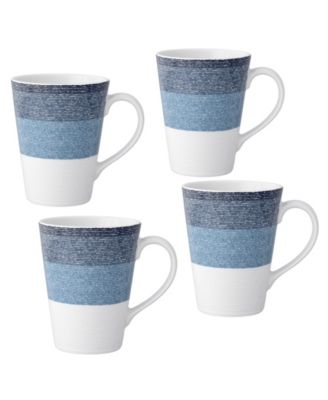 Colorscapes Layers 4 Piece Mug Set, 12 oz