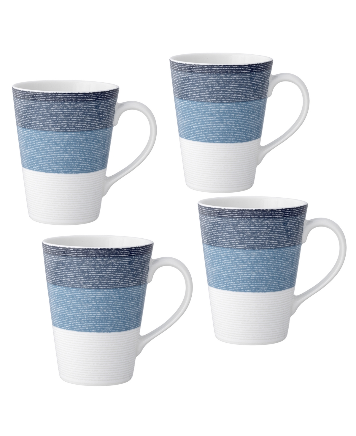 Noritake Colorscapes Layers Mug Set, 12 oz