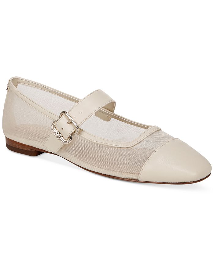 Sam Edelman Women s Miranda Mary Jane Mesh Ballet Flats Macy s