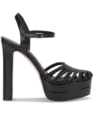 Inaia Woven Platform Dress Sandals