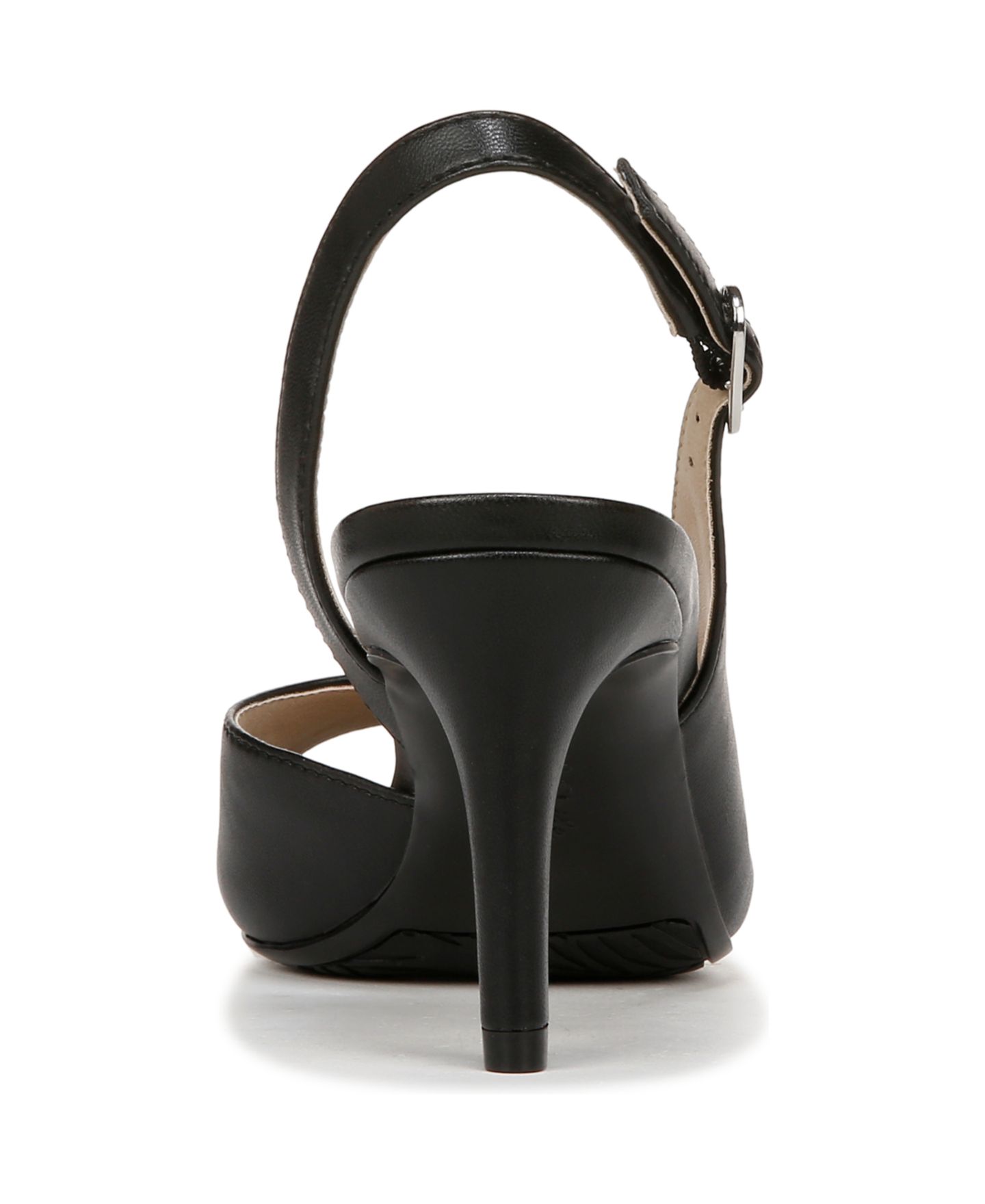 Женские туфли LifeStride Teller 2 Slingback Peep Toe Pumps, цвет: Чёрная искусственная кожа — фото 3