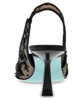 Women's Nikki Embroidered Slingback Evening Pumps