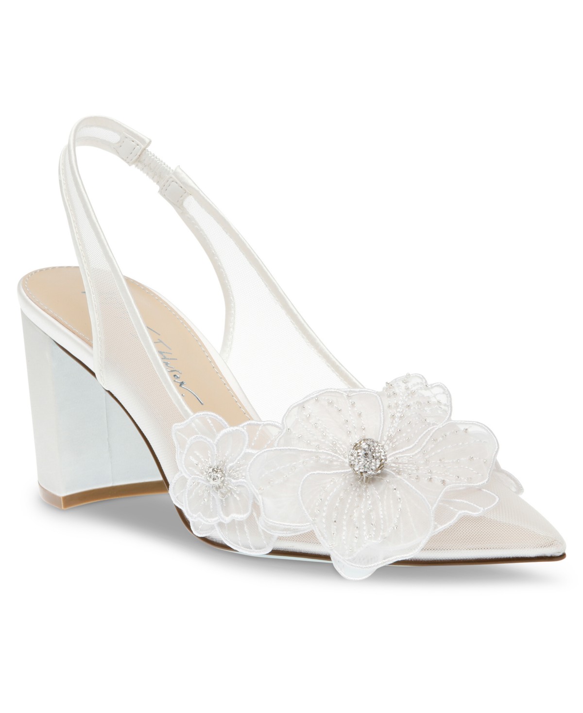 Женские туфли Betsey Johnson Women's Petra Flower Applique Slingback Pumps — фото 1